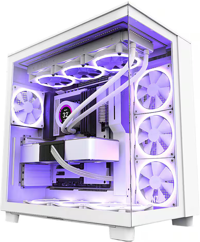 NZXT H9 Flow　PCケース NZXT - H9 Flow ATX Mid-Tower PC Case with Dual Chamber