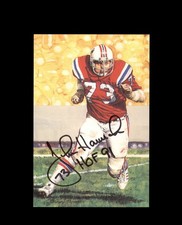John Hannah PSA DNA Signed Goal Line Art Card GLAC Autograph HOF 91