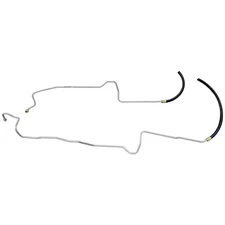 Transmission Cooler Lines 3/8 Tubes I6 2000-02 Jeep Wrangler TJ OE Steel 2pc