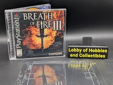 Breath of Fire 3 III ( PlayStation 1 PS1 ) CIB W/ Reg Card - Mint Disc- Pristine