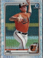 2020 Bowman Chrome #BCP-238 Prospects Mojo Refractor D.L. Hall Baltimore Orioles