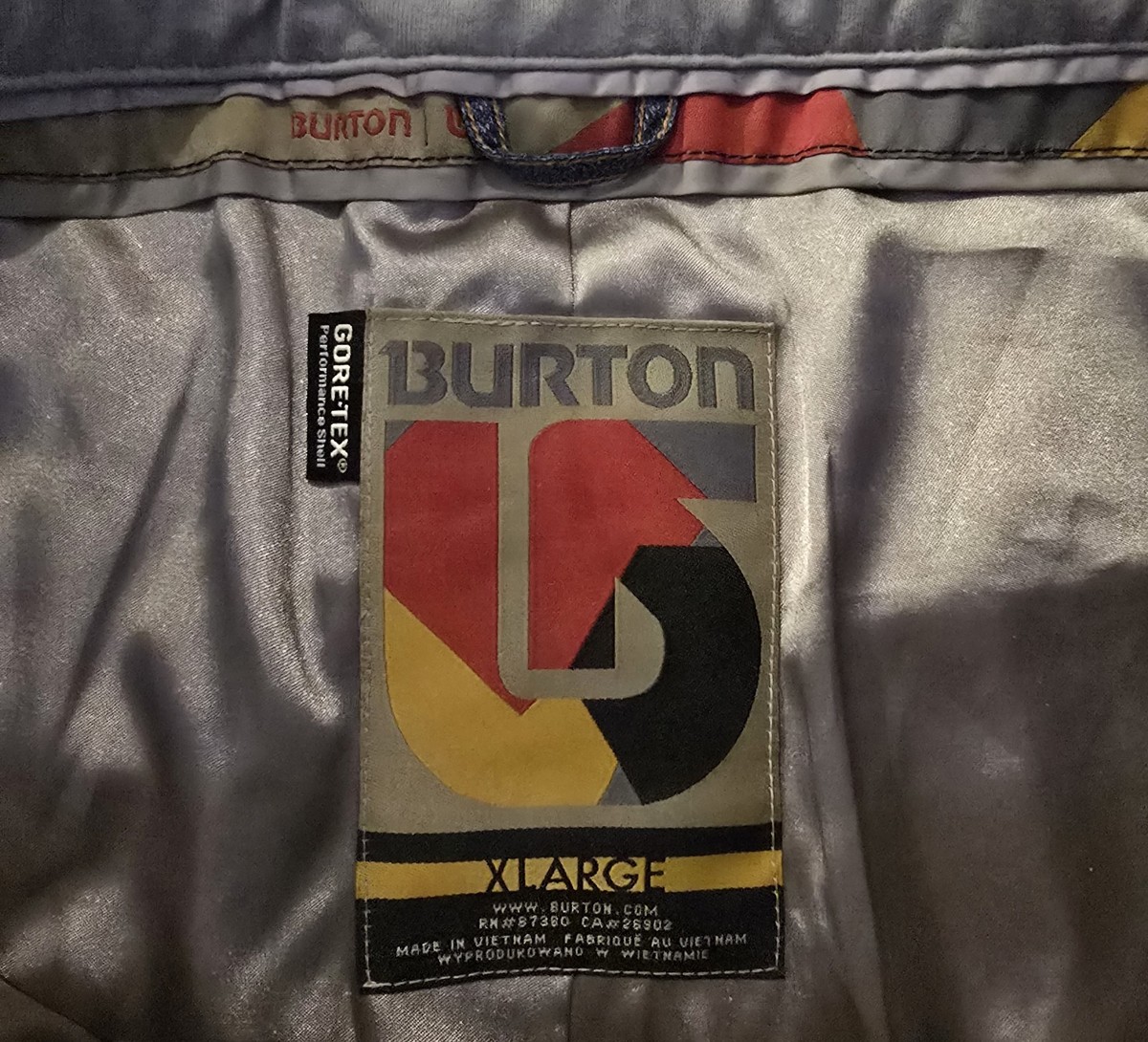 burton gore-tex バートン　デニムパンツ NWOT Burton GORE-TEX The Jeans Snowboard Pants Denim Print