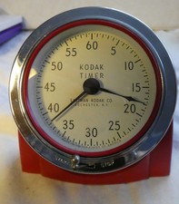Vintage rote Kodak Zeitschaltuhr funktionstüchtig