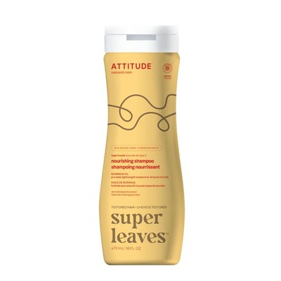 ATTITUDE Nourishing Shampoo for Curly Hair with Moringa Oil, EWG Verified, Ve...