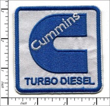 Cummins Turbo Diesel Embroidered Iron-on Patch Classic Retro Logo Wholesale New