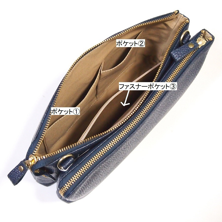 Handmade Japan Genuine Leather Wallet Shoulder Bag L-Zip Handmade Japan Genuine Leather Wallet Shoulder Bag L-Zip