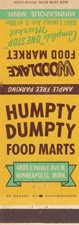 Vintage Matchcover Woodlake Food Market Minneapolis Minn
