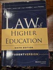 Law of Higher Education