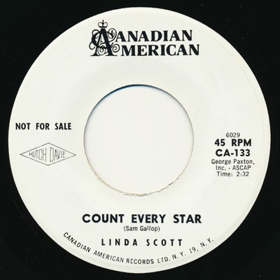 Linda Scott - Count Every Star / Land Of Stars (7'', Single, Promo)