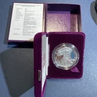 1987-S Proof American Silver Eagle Dollar $1 Box & COA US Mint Bullion OGP