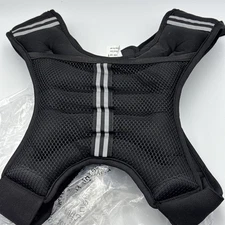 APEXUP Weighted Vest Men/Women 10 lbs Weighted Strength Training Cardio Black