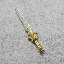Custom Dynasty Gryphon Knight Sword Gold Silver for Blocks Minifigure Gc6wc7