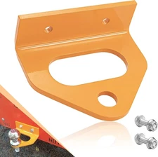CZC AUTO Zero Turn Mower Trailer Hitch 2.5" Without 5/8 Pin, Orange 