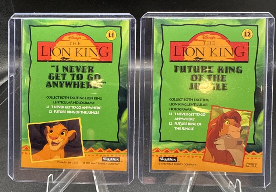 1994 Skybox Lion King Series 1&2 + Pop Ups + Art Cards + Foil Cards + More - Image 2 of 4