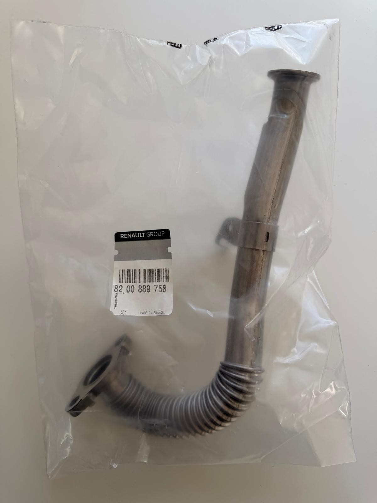 Tube d'échappement Renault 8200889758 pour réparation avant contrôle technique