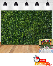 7x5FT Green Leaves Photography Backdrop Spring Nature Party Baby Shower Decor