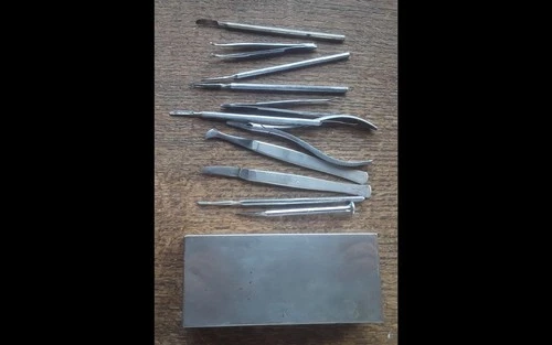 WW1 WW2 DOWN BROTHERS MILITARY ARMY OFFICERS MEDICAL CORPS  INSTRUMENT KIT RAMC