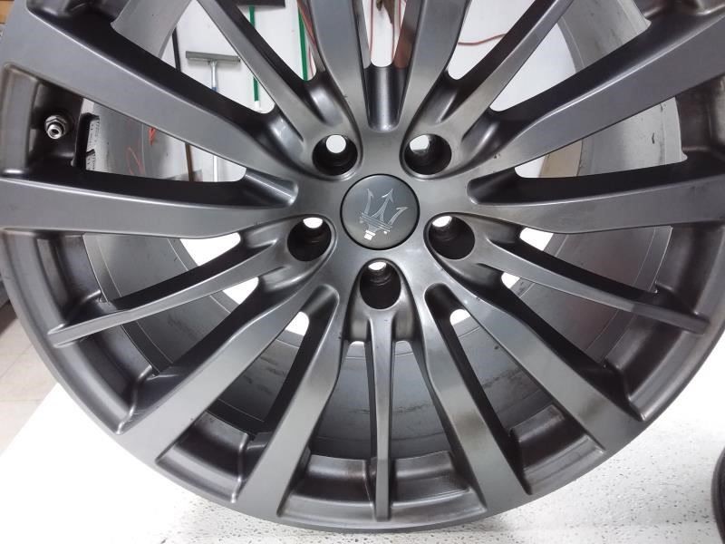 2017 MASERATI GHIBLI 10X19" Rear Wheel B Condition 15 Spoke OEM ID 670016856