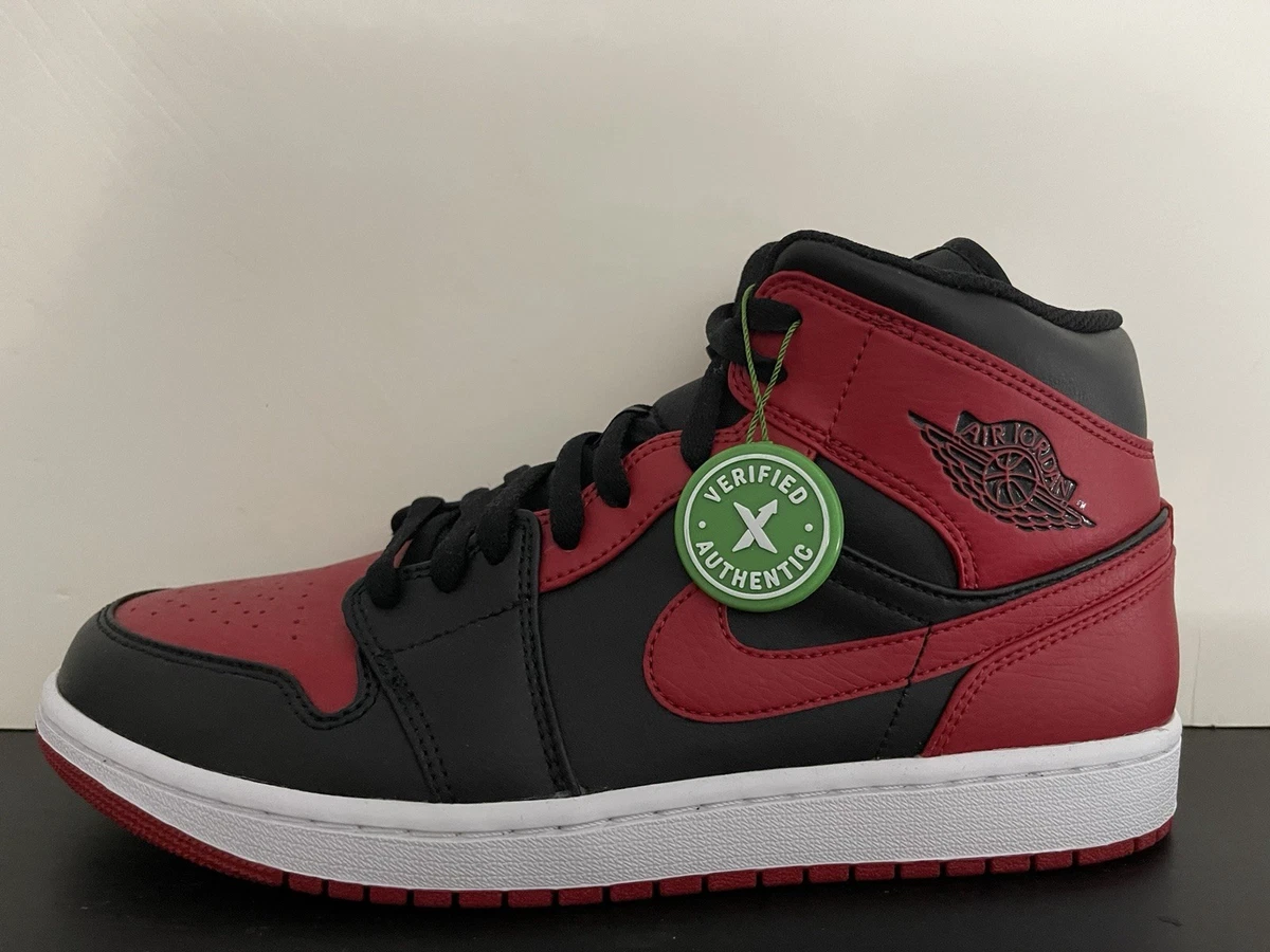 Las mejores ofertas en Jordan 1 Mid Black Red | eBay
