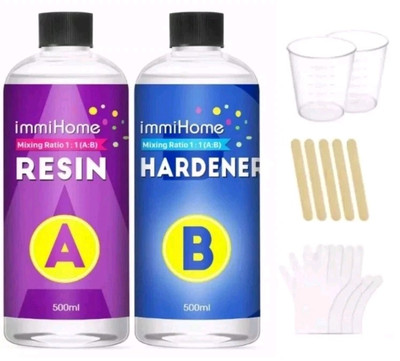 Epoxidharz Set 34oz/1000ml Kristallklar Harz und Härter Kit 1:1 Verhältnis Harz