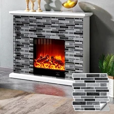 20PCS Peel and Stick Backsplash 3D Self Adhesive Wall Tiles for Kitchen Bathroom