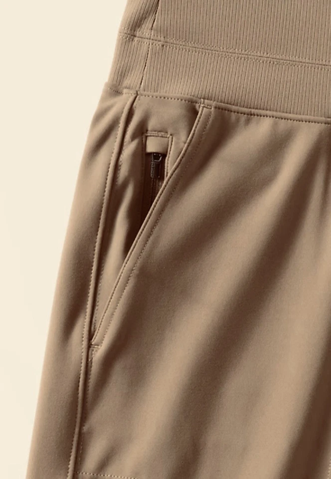 Pantalón Athleta Stratosphere Pierna Ancha Talla S- Cintura 28 pulgadas, Entrepierna 31 en Marrón. Nuevo Foto 2 de 4