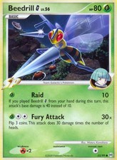 Beedrill G 53/99 Common Arceus Pokemon Moderately Played
