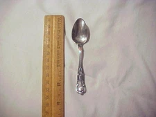 Silver Plate Demitasse Spoon Gorham Kings with Shell