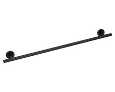 Counterpoint 24" Cuttable Single Sided Wall-Mount Towel Bar - Matte Black