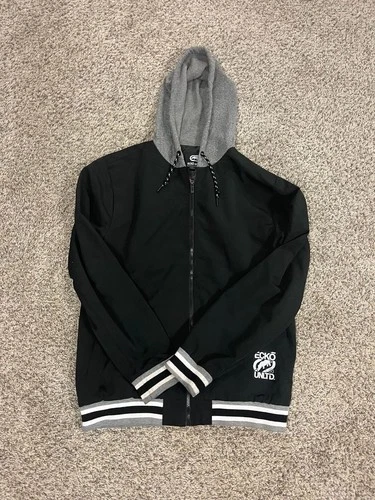 Ecko Unltd. Black Hooded Full Zip Jacket Size L - product listing photo