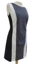 Boden Colourblock Ponte Shift dress Charcoal/Black UK 12L RRP£89.50*Last one*