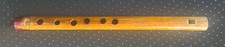 Vintage 10" Bamboo Bansuri Flute Made in India 6-Hole Traditional Instrument