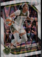 2025 Panini Prizm WNBA #110 Zia Cooke White Seismic Prizms