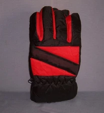 Brand New Pair BlkRd Adult Winter Gloves Snow Sking Sleding Hiking Camping wso