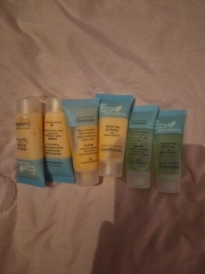 Lot Of 6 Eco Botanics White Tea and Honey  2 shampoo  4 Conditioner .85oz each.