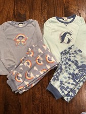Girls' Cuddl Duds 2 Pc Pajamas  Lot Of 2  Size L 10/12 