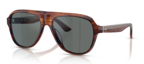 Oliver Peoples 5581SU 54 57 Paul Newman Sunglasses Amber Dark/Blue