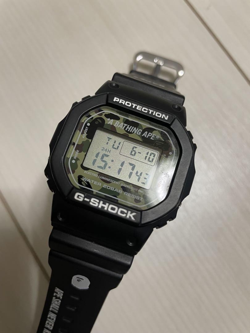 CASIO G-SHOCK A Bathing Ape BAPE Limited Edition DW-5600VT Camo