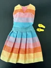 Vintage Barbie #1619 "Fun 'N Games" (1965-1966) Dress & Shoes
