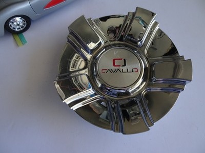 CAVALLO Chrome Custom Wheel Center Cap # C-5493-2