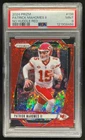 2024 Prizm Patrick Mahomes II No Huddle Red #/75 Chiefs PSA 9