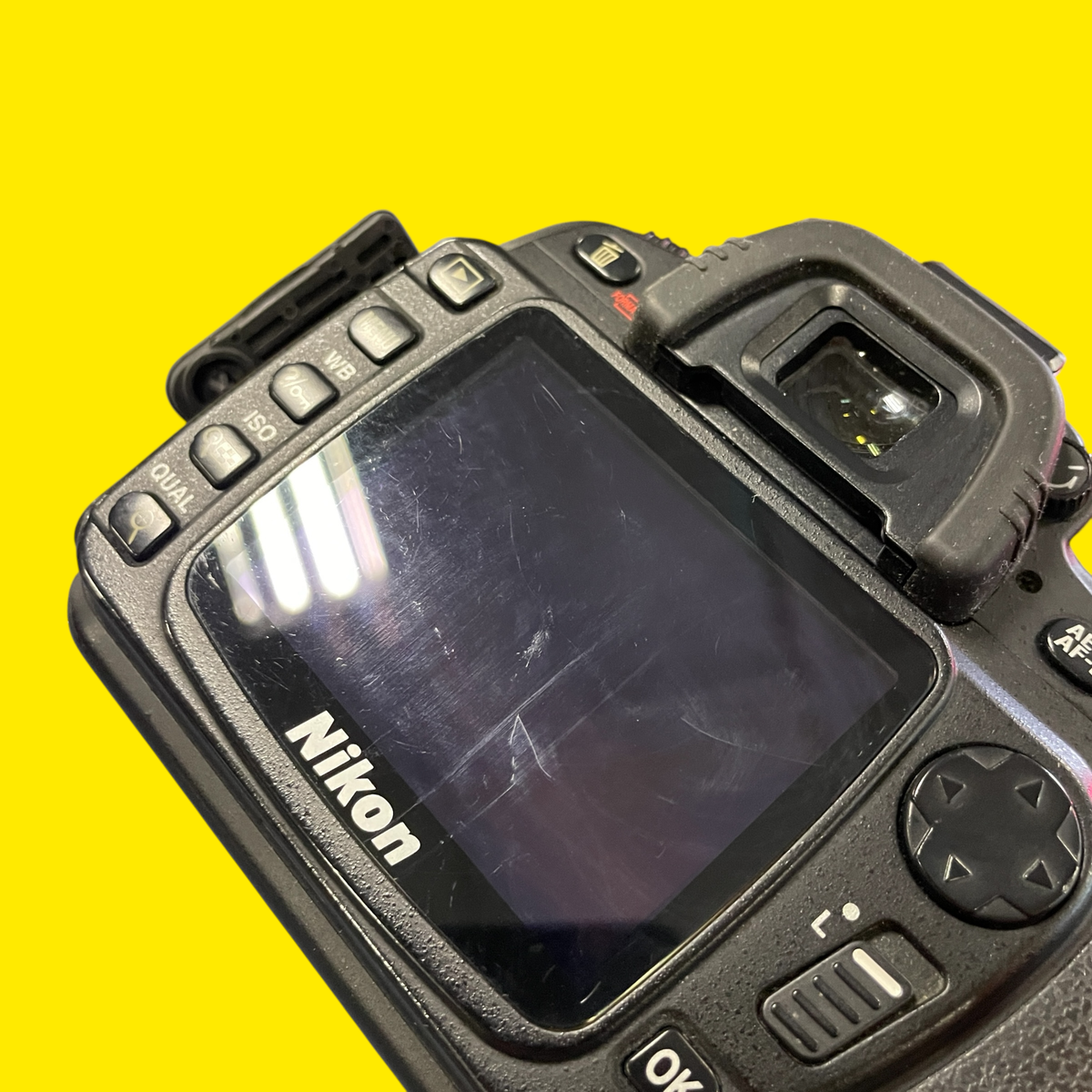 AS/IS Nikon D80 10.2MP Digital SLR 10.2MP Camera #554 Z65/92 (AR