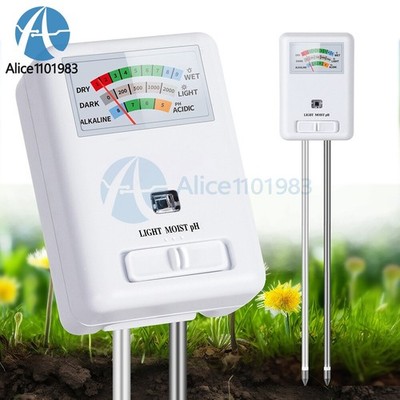 3-in-1 Soil Moisture Meter Light and PH Tester for Plants, Garden, Lawn, Farm *m