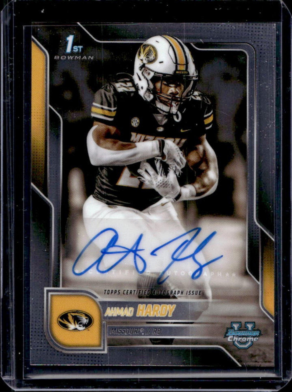 2025 Bowman Chrome U Ahmad Hardy Prospect Auto #BCA-AHA Tigers