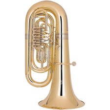 Miraphone Hagen 495 Series 4-Valve 4/4 BBb Tuba Yellow Brass Lacquer