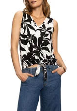 Sanctuary Floral V Neck Tie Front Tank MSRP $39