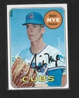 Rich Nye 1969 Topps autographed card -  card #88 / Chicago Cubs
