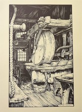 N°19 / PLANCHE DESSIN TEKENINGEN ANTON PIECK 30 x 22 CM ENVIRON