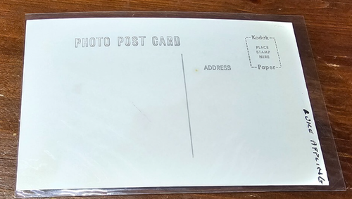 Luke Appling HOF handsignierte s/w Foto Postkarte 3,5 x 5,5 Cleveland Indianer - Bild 2 von 2