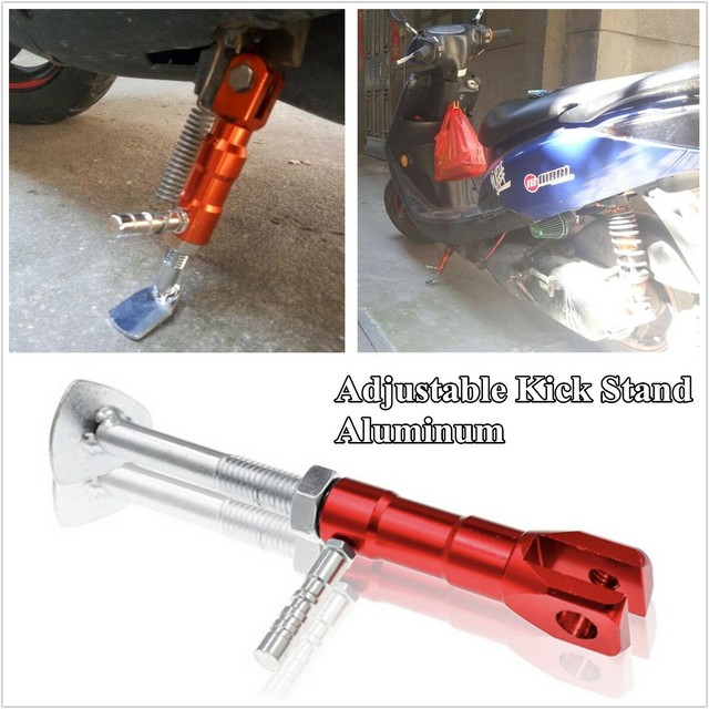 Universal Aluminum Bicycle Kickstand Motorcycle Side Stand Adjustable